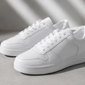 Classic White Casual Sneakers for Men and Women